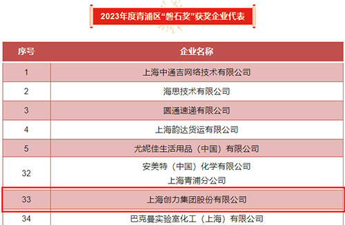 喜報！上海創力集團榮獲2023年度青浦區百強優秀企業等三項大獎(圖5)